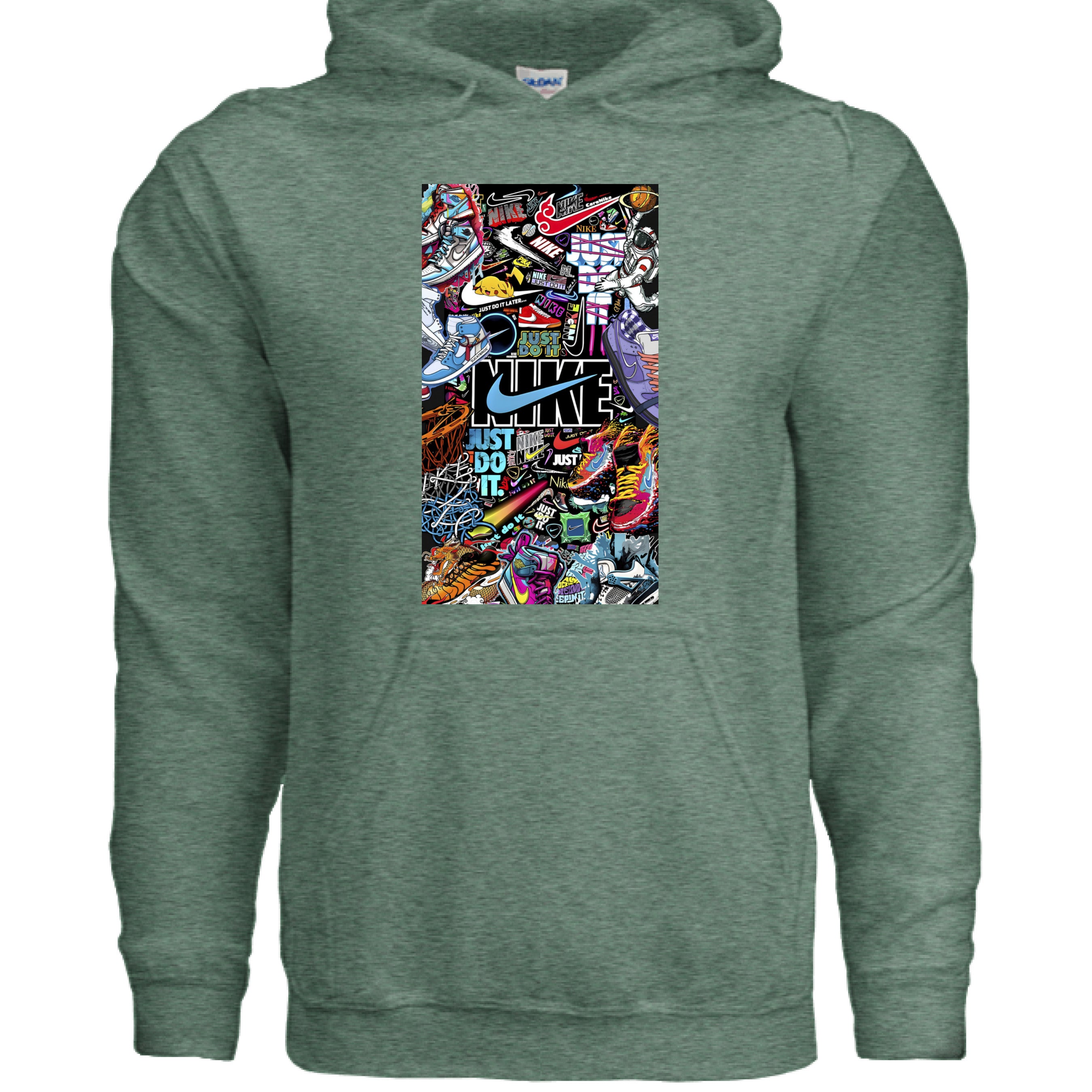 Heather Sport Dark Green - FRONT