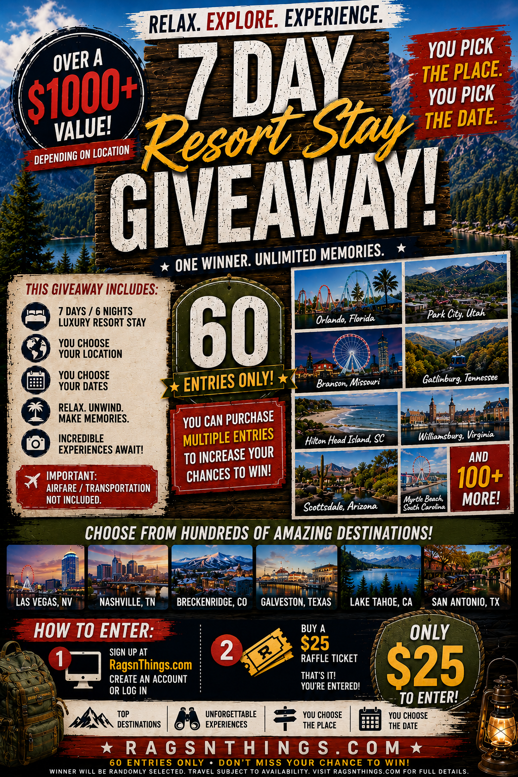 Vacation Resort Giveaway